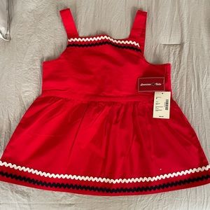 Gymboree American Cutie top red cotton NWT